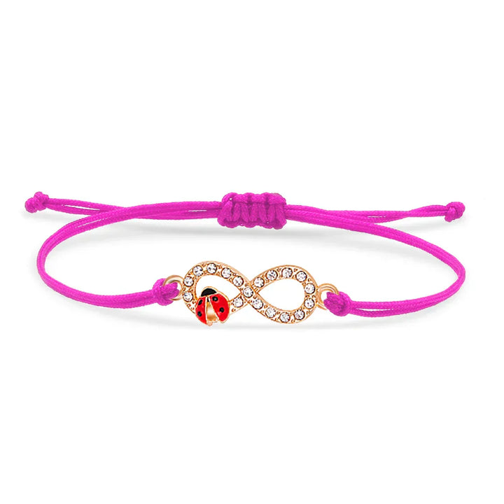 Lieveheersbeestje infinity armband