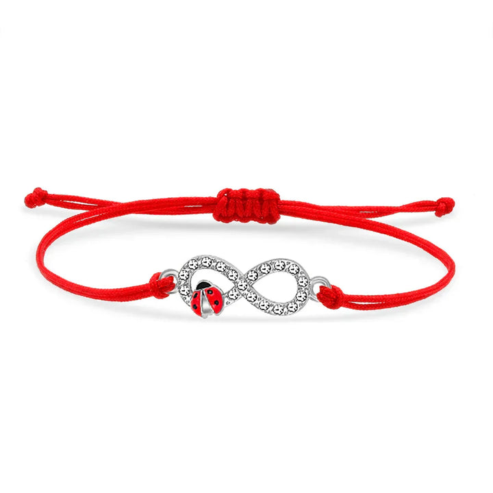 Lieveheersbeestje infinity armband